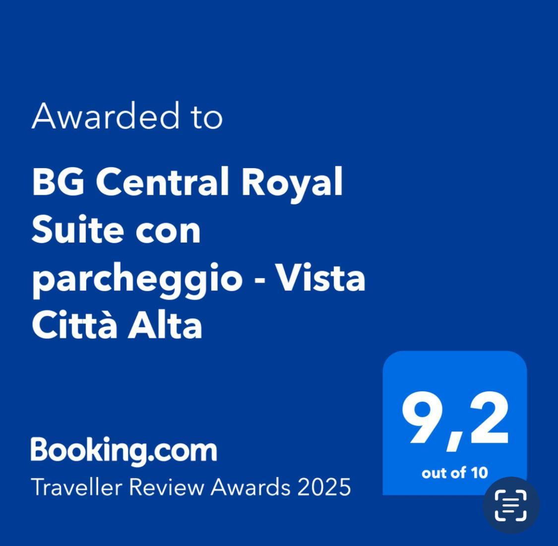 Bg Central Royal Suite Con Parcheggio - Vista Citta Alta Bergamo Eksteriør billede